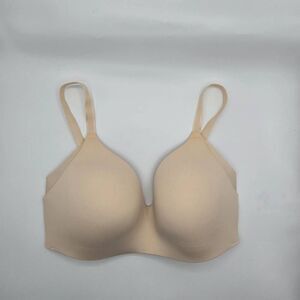 Knix Your Wing Side Smoothing Bra Size 6 Tan Wireless Back Coverage Contour